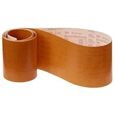 3M™ Diamond Microfinishing Film Belt 675L, 125 Mic 6MIL, Orange, 3 in x
25-7/32 in