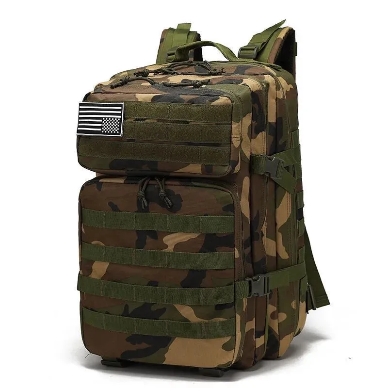 45L Nylon Waterproof Trekking Fishing Hunting Bag Backpack Outdoor Rucksacks Sports Camping Hiking