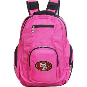 49ers Backpack | San Francisco 49ers Laptop Backpack- Pink