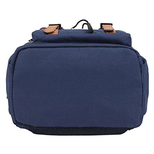 ABage Unisex School Backpack Large Hiking Travel College School 15" Laptop Backpack, Navy Blue