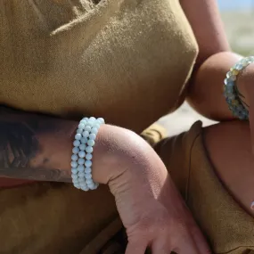Aquamarine Bracelets -  6mm