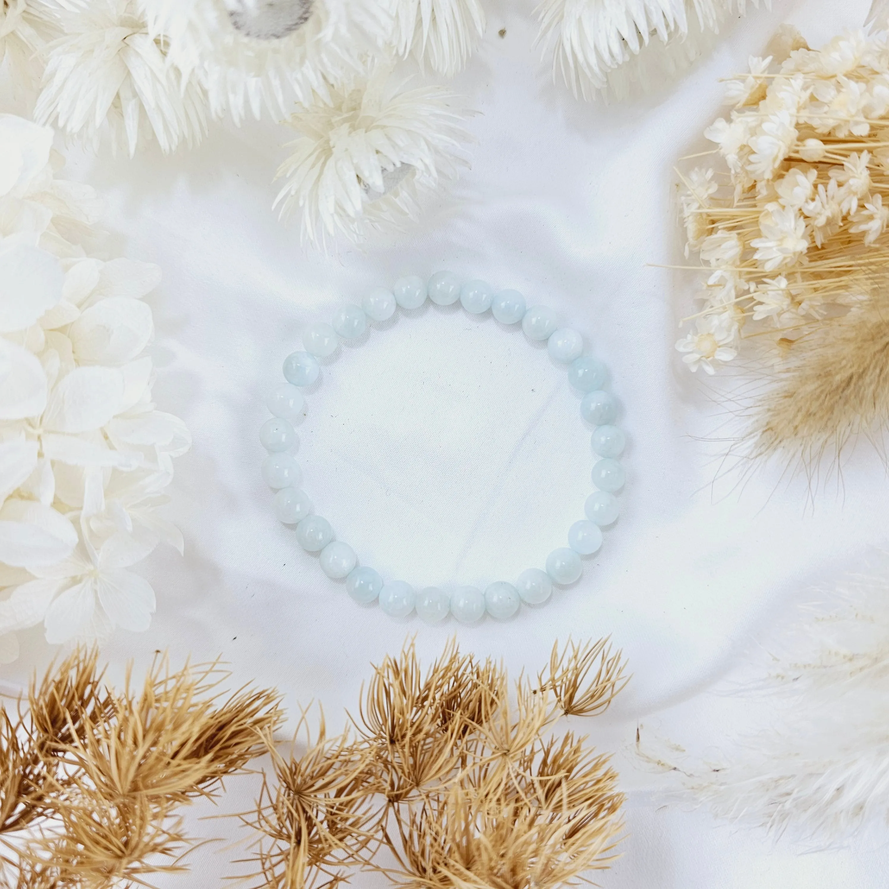Aquamarine Bracelets -  6mm