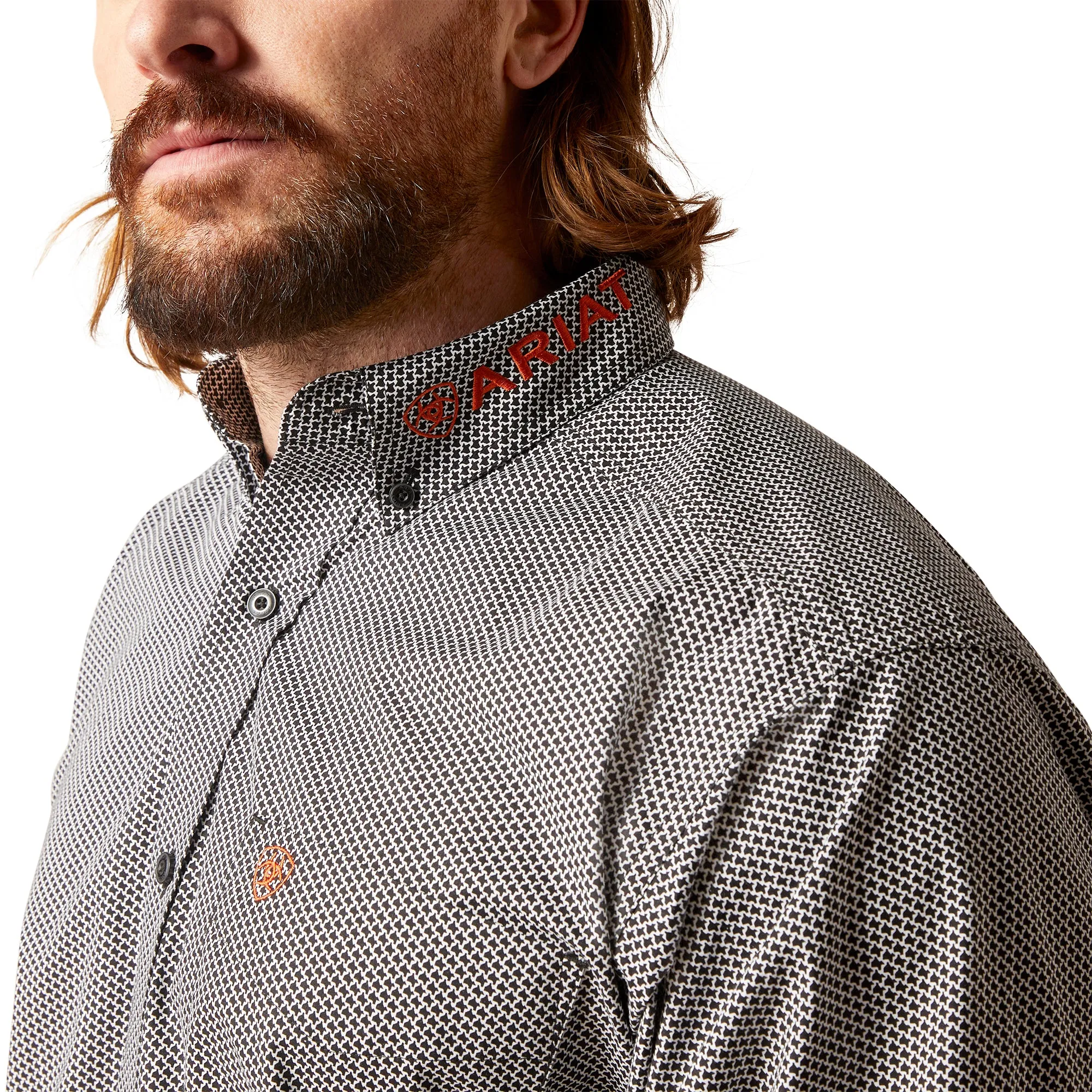Ariat Men's Team Whitt White Classic Fit Western Shirt 10046325