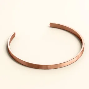 Avenue Classic Cuff Bangle Rose Gold - 4mm