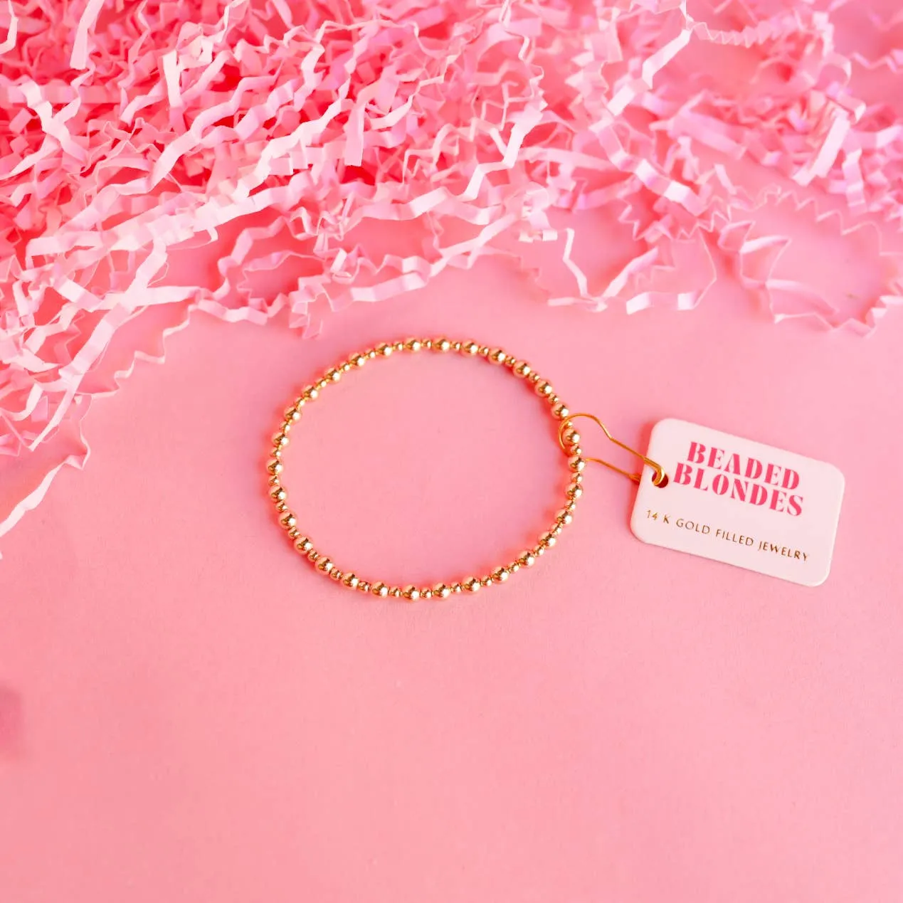 Beaded Blondes - Mini Katy Bracelet in Gold