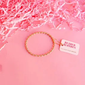 Beaded Blondes - Mini Katy Bracelet in Gold