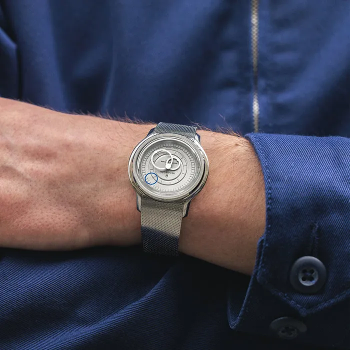 BEAUBLEU Seconde Française 20.24 Pearl Gray Steel Bracelet