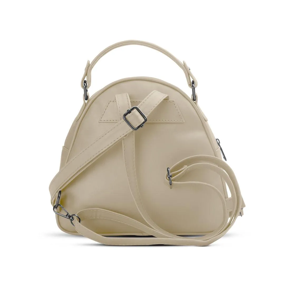 Beige Mini Voyage Backpack basic