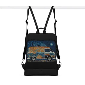 Black Laptop Backpack Van-Gogh