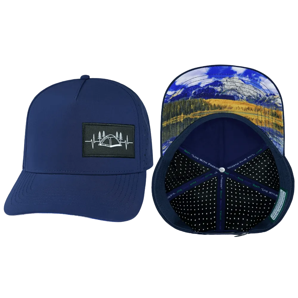 Camping Hat | Trucker Hat | Royal Blue