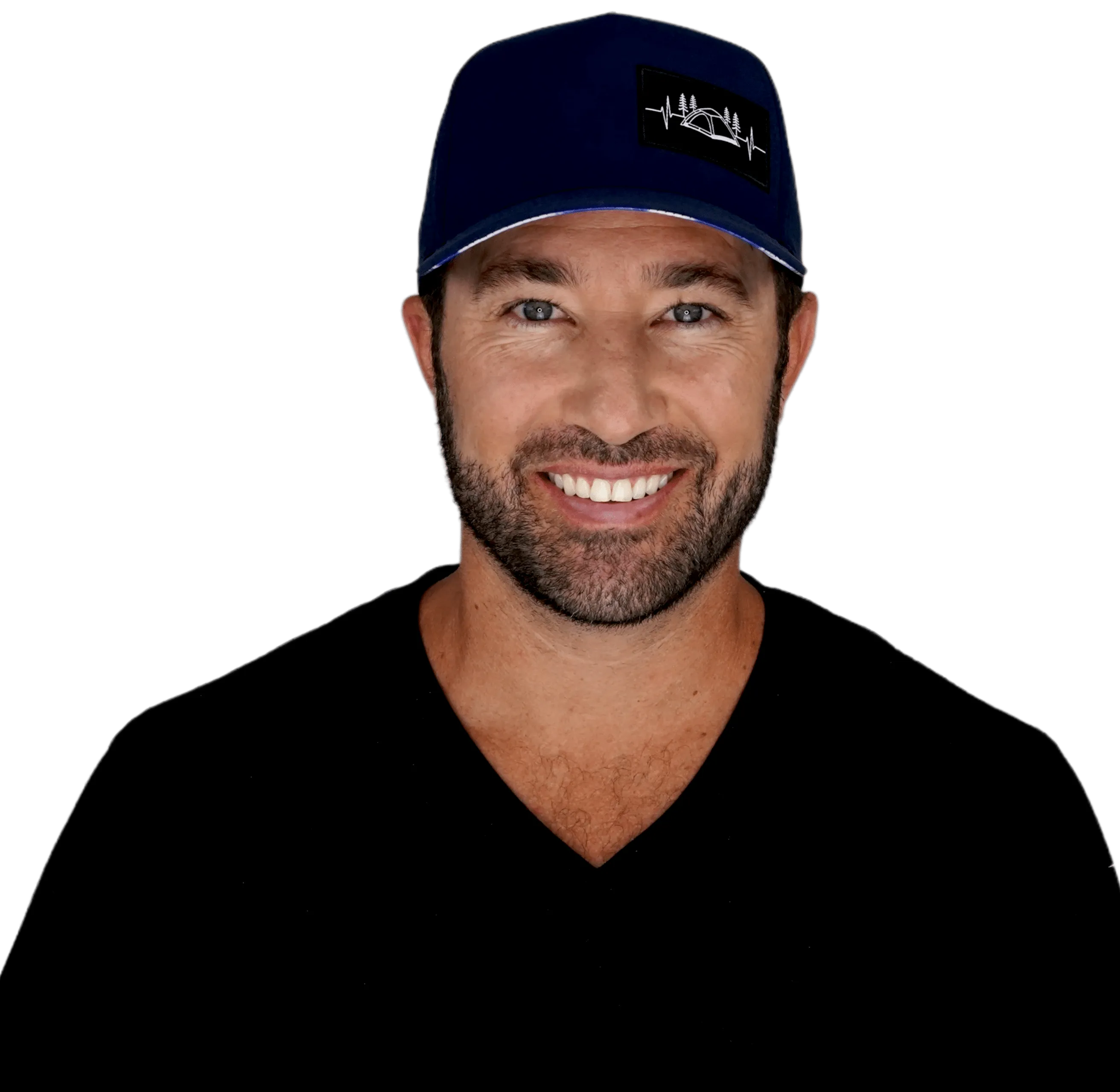 Camping Hat | Trucker Hat | Royal Blue