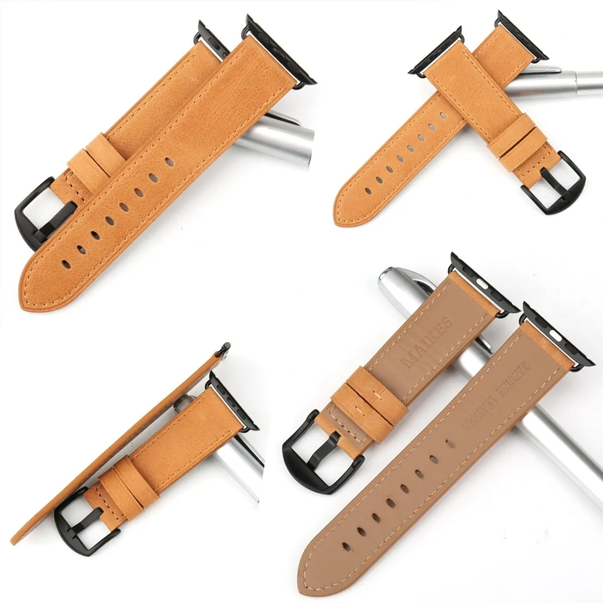 Caramel Full Grain Leather Band