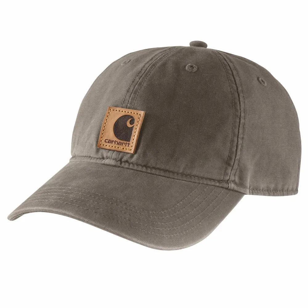 'Carhartt' Men's Adjustable Canvas Cap - Driftwood