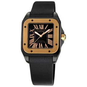 Cartier Santos 100 Pink Gold Medium Watch W2020007