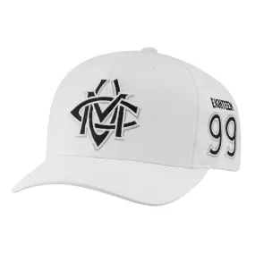 CCM Monochrome Structured Adjustable Cap (White) - Senior