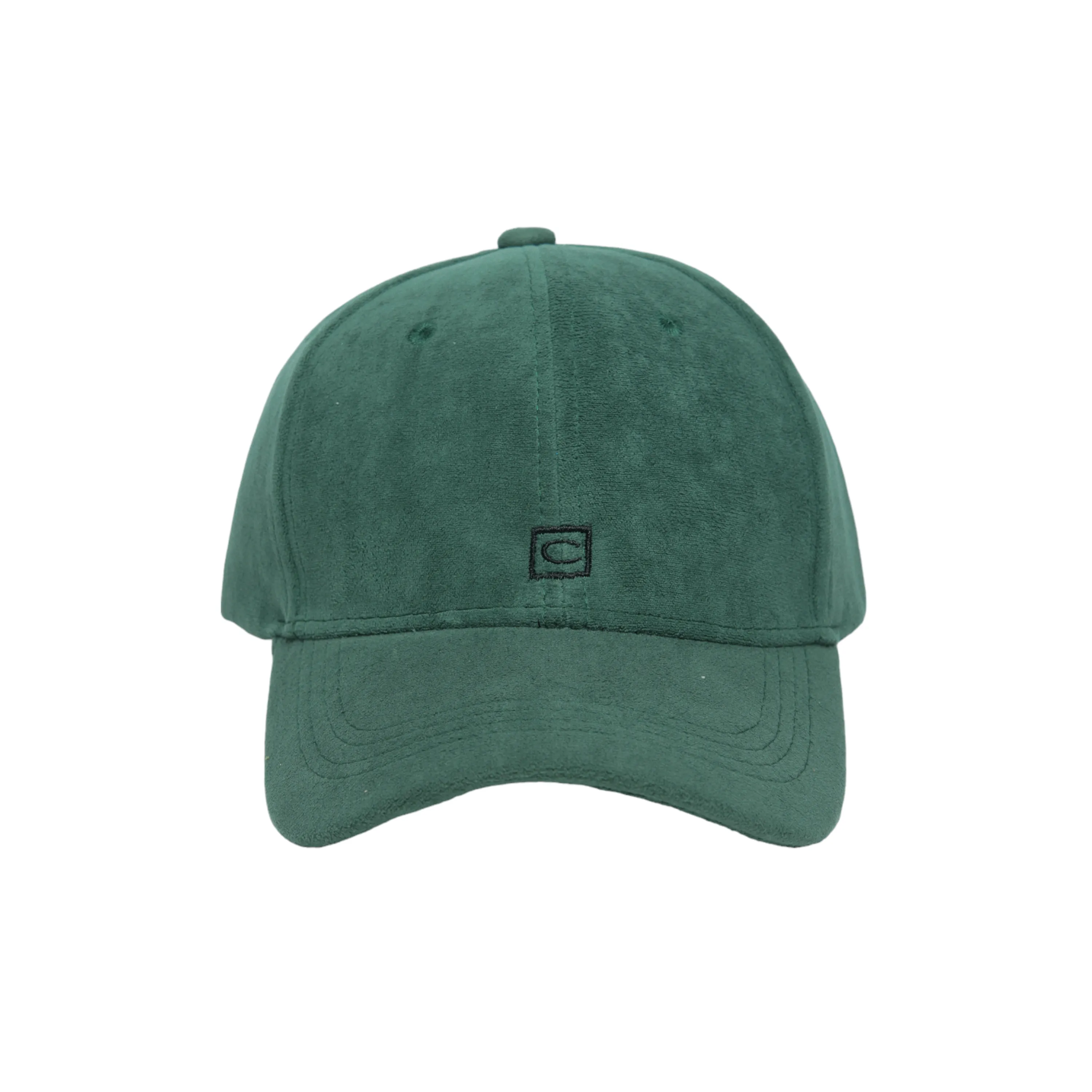 Chokore Structured Suede Baseball Cap (Green)