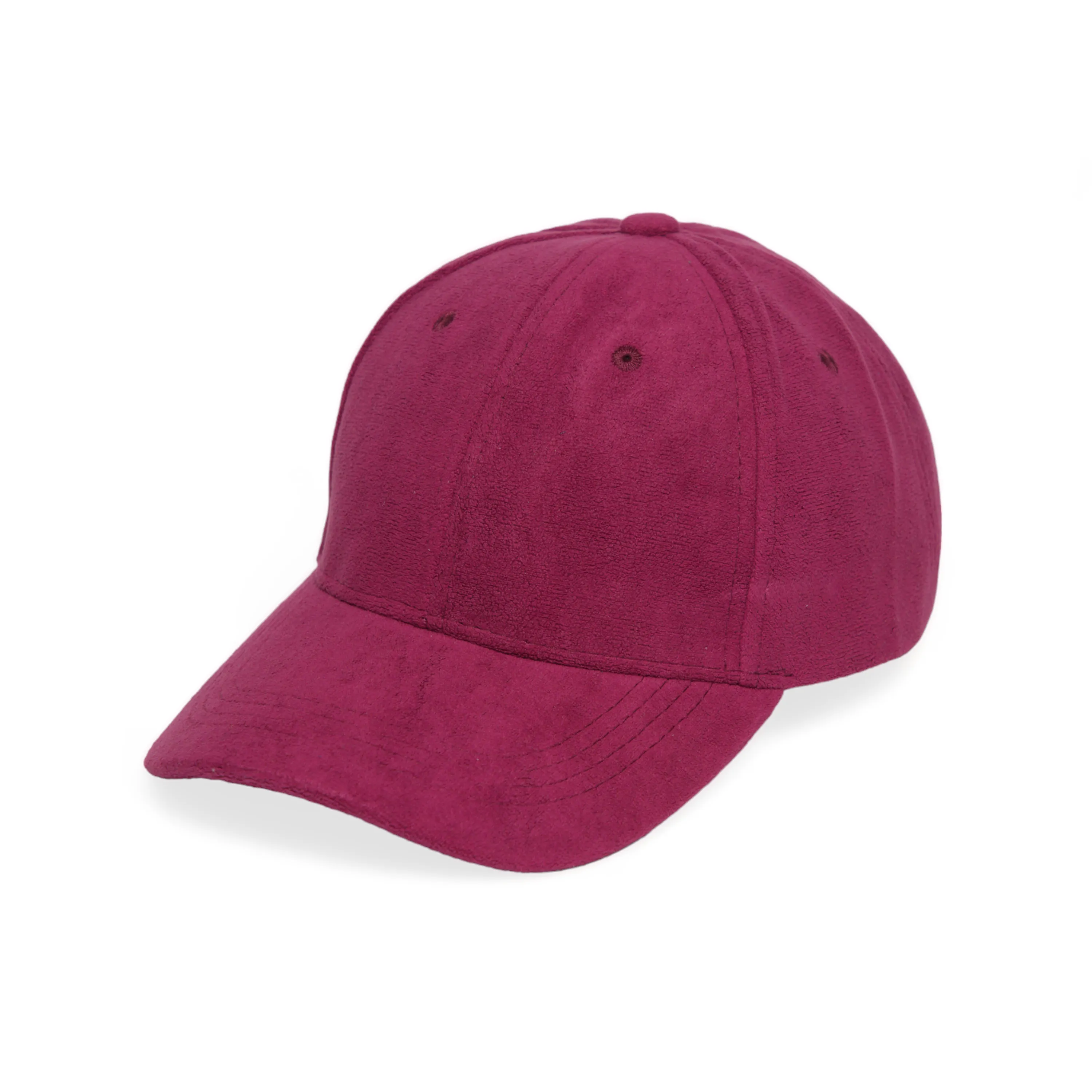 Chokore Structured Suede Baseball Cap (Red)