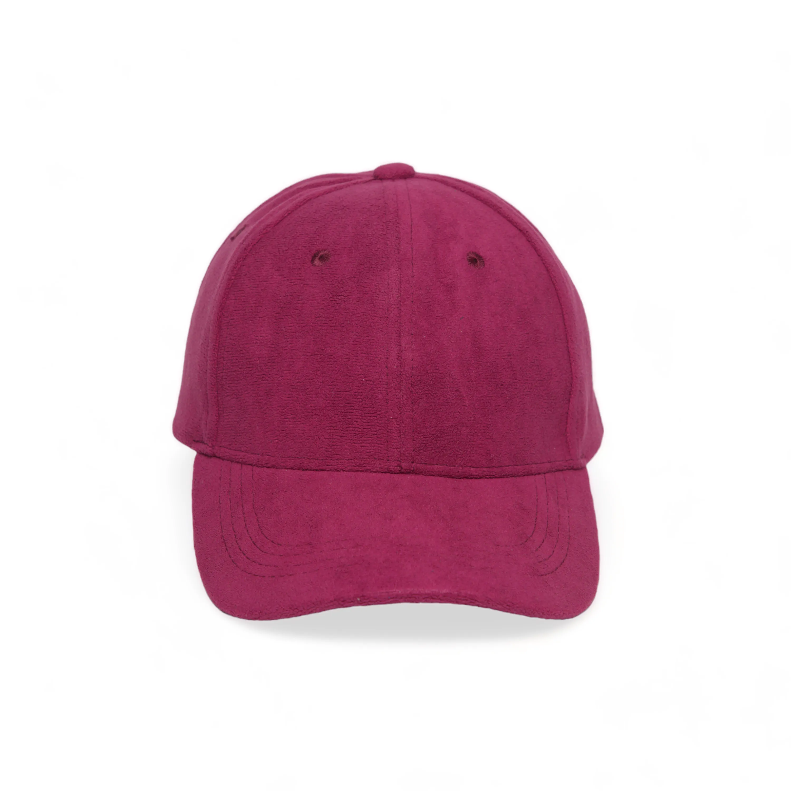 Chokore Structured Suede Baseball Cap (Red)