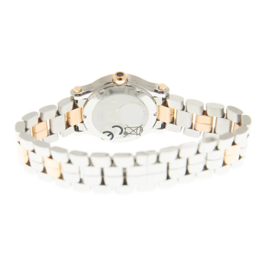 Chopard Happy Sport Quartz Diamond White Dial Ladies Watch 278590-6004