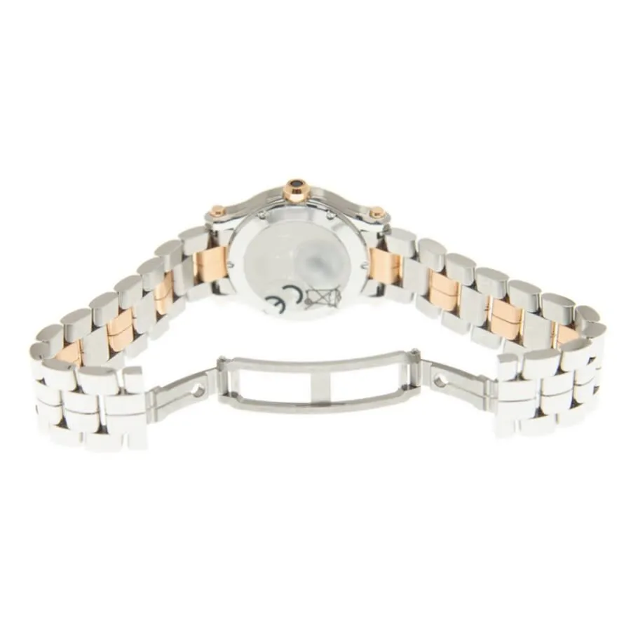 Chopard Happy Sport Quartz Diamond White Dial Ladies Watch 278590-6004