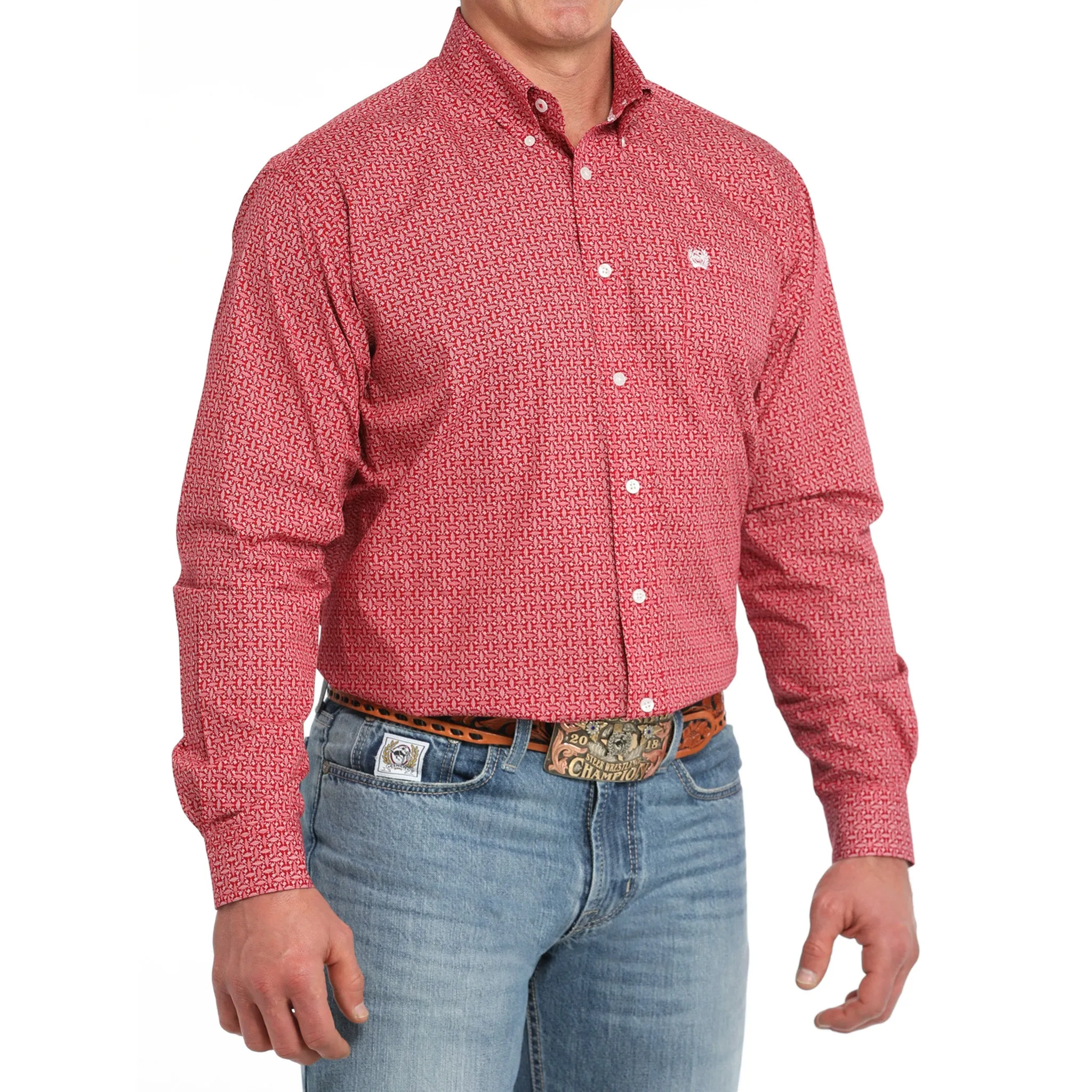 Cinch Men's Hash Mark Button Down