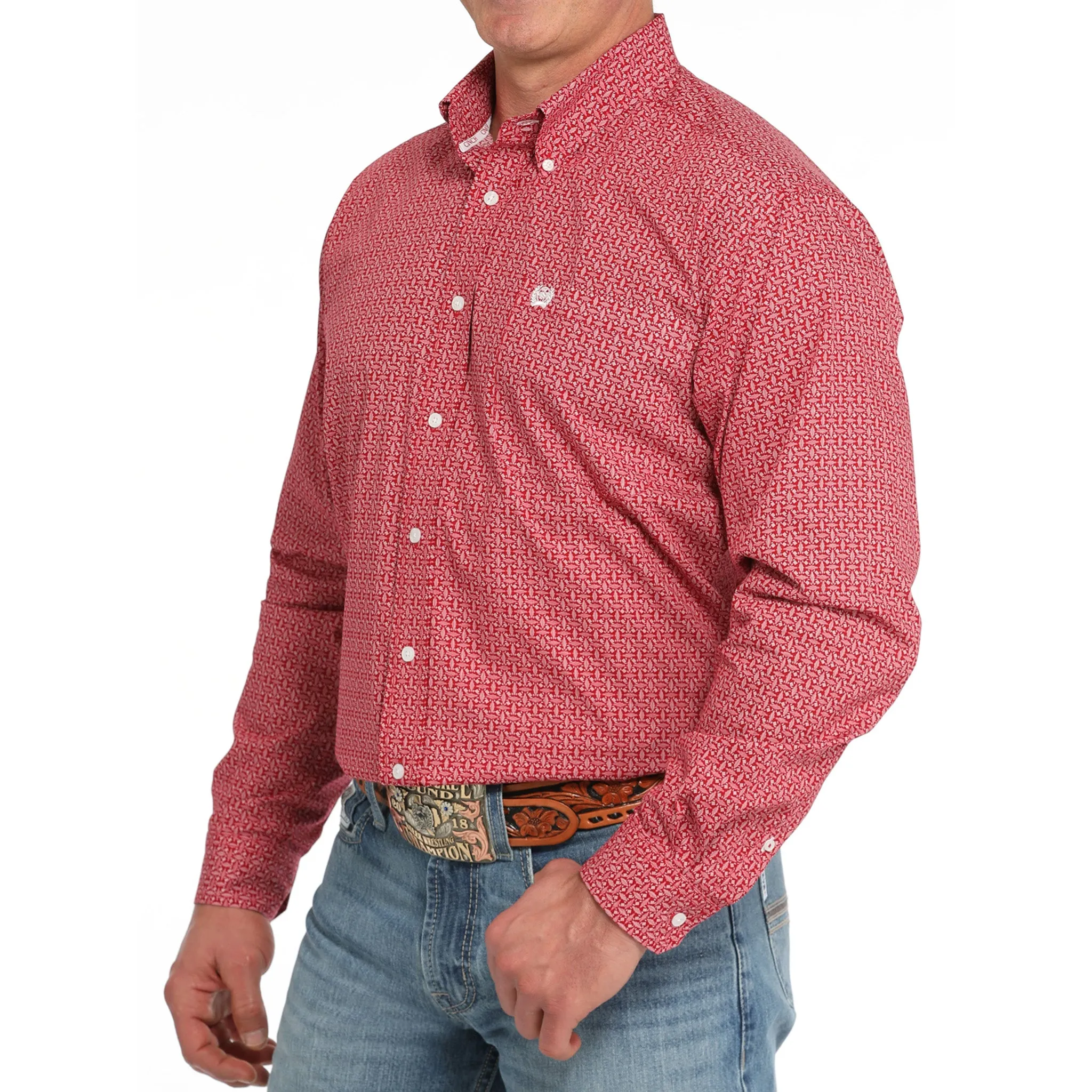 Cinch Men's Hash Mark Button Down