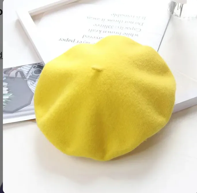 Classic Berets / Fall accessories  / Wool hats /  10 different colors / bestselling berets