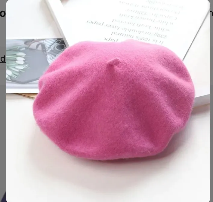 Classic Berets / Fall accessories  / Wool hats /  10 different colors / bestselling berets