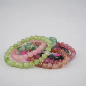 Colorful Stretchy Beaded Bracelets – 7 Color Options