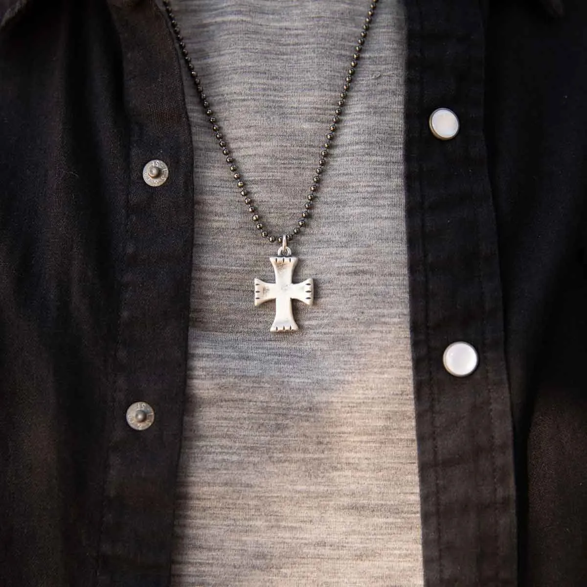 Completeness Cross Necklace [Sterling Silver]