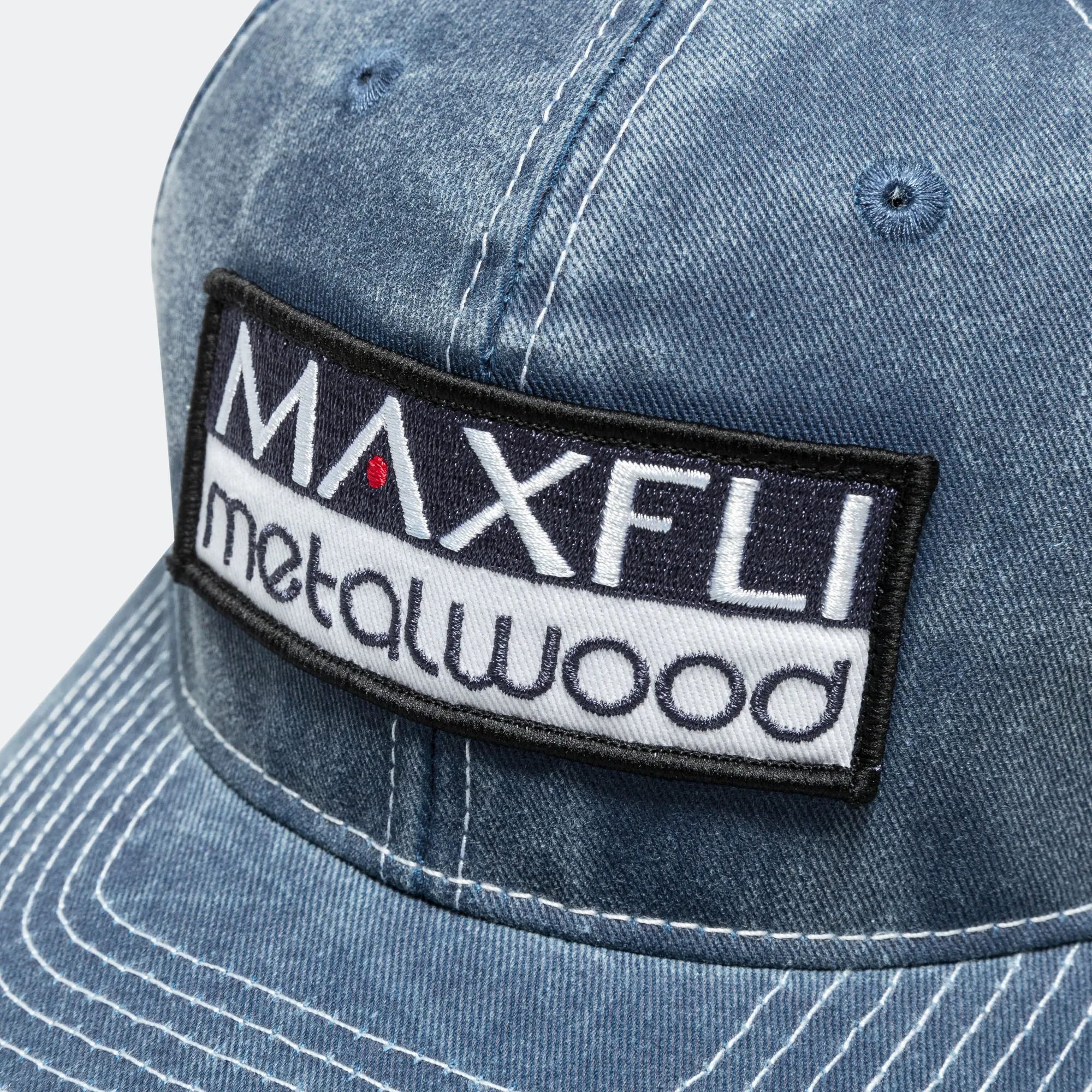 Contrast Stitch 6-Panel Hat x Maxfli - Navy