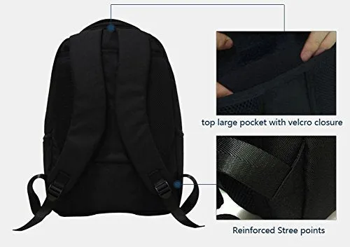 Crazytravel Fashion Laptop Backpack Travel Casual Notebook Rucksack Schoolbag Computer Satchel