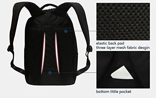 Crazytravel Fashion Laptop Backpack Travel Casual Notebook Rucksack Schoolbag Computer Satchel