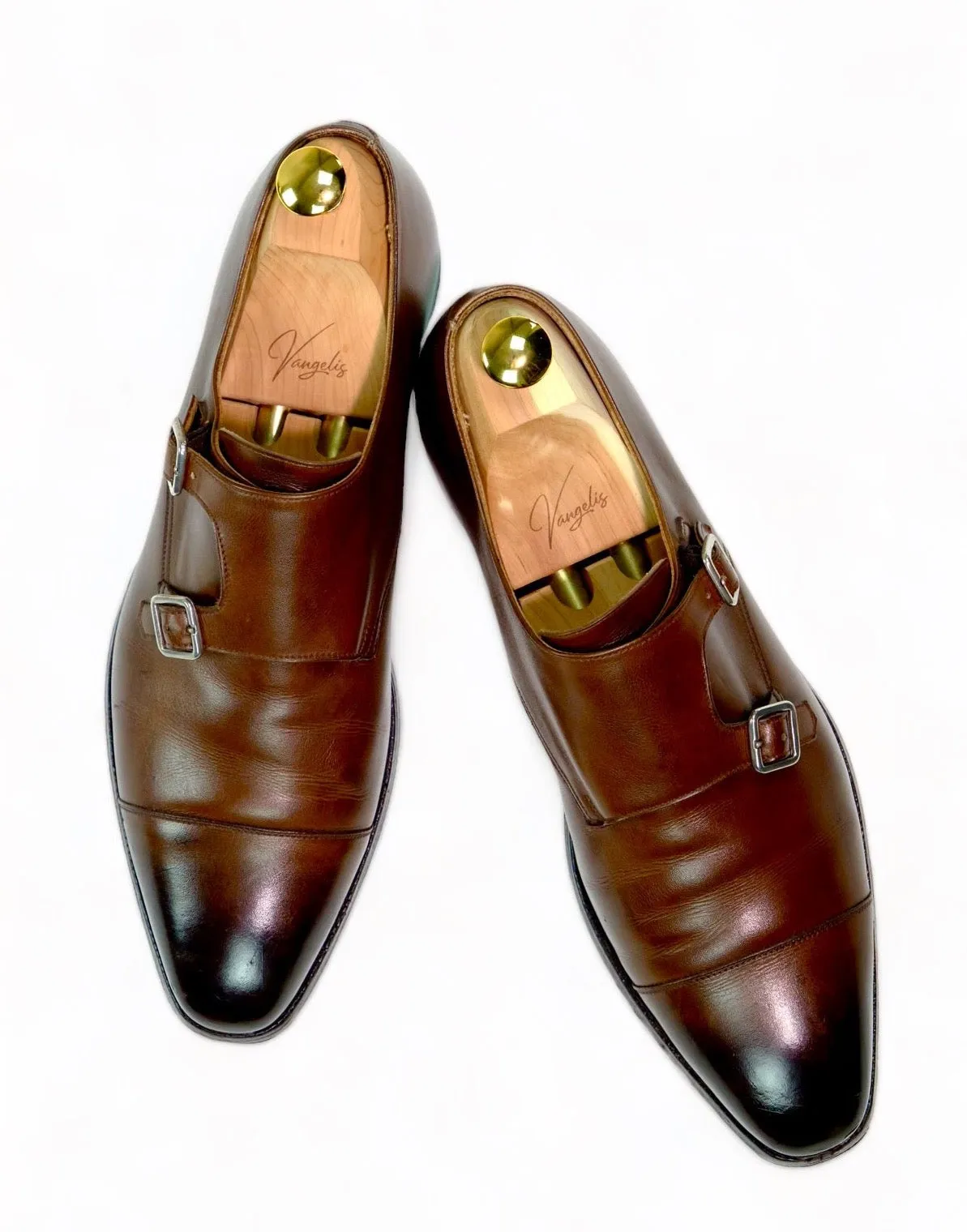 Crockett & Jones – Brown Calf Double Monk Strap UK 9,5/EU 43,5