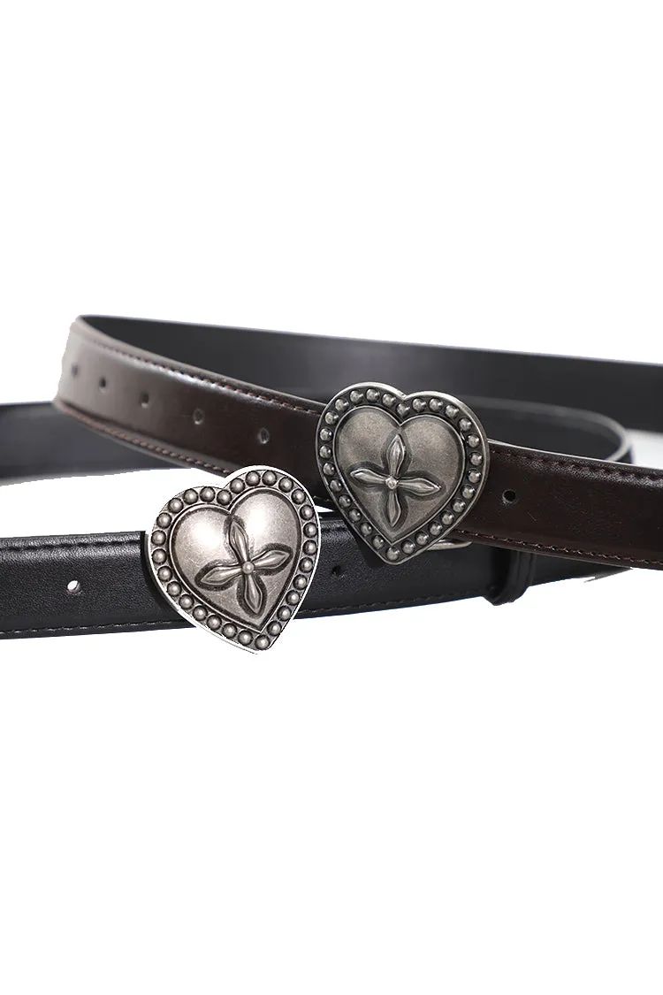 Cross Heart Metal Belt