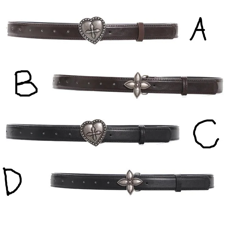 Cross Heart Metal Belt