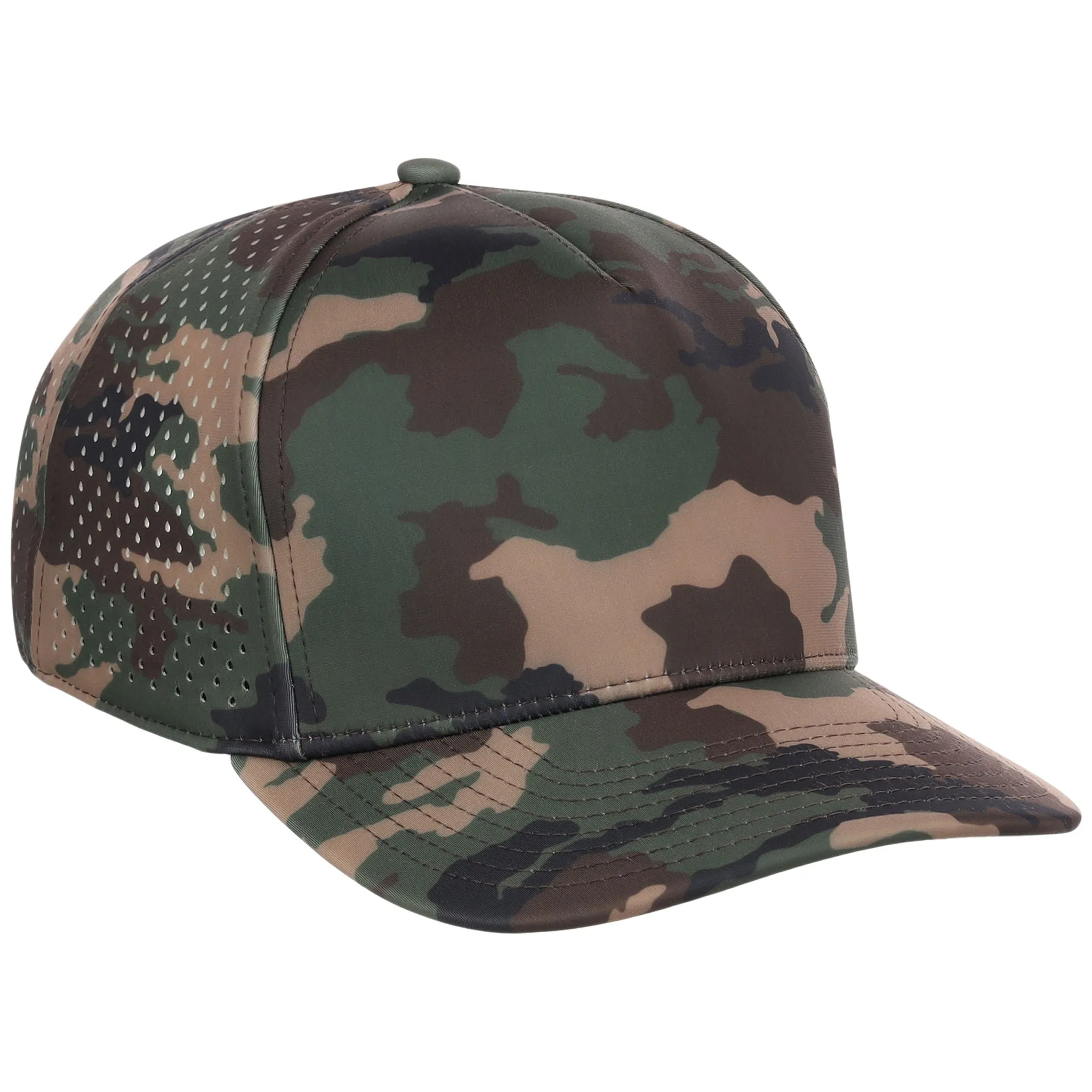Crowns By Lids Tee Box 5-Panel Tech Cap - Camo