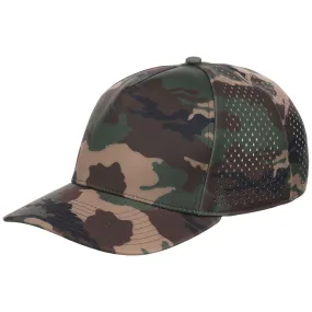Crowns By Lids Tee Box 5-Panel Tech Cap - Camo