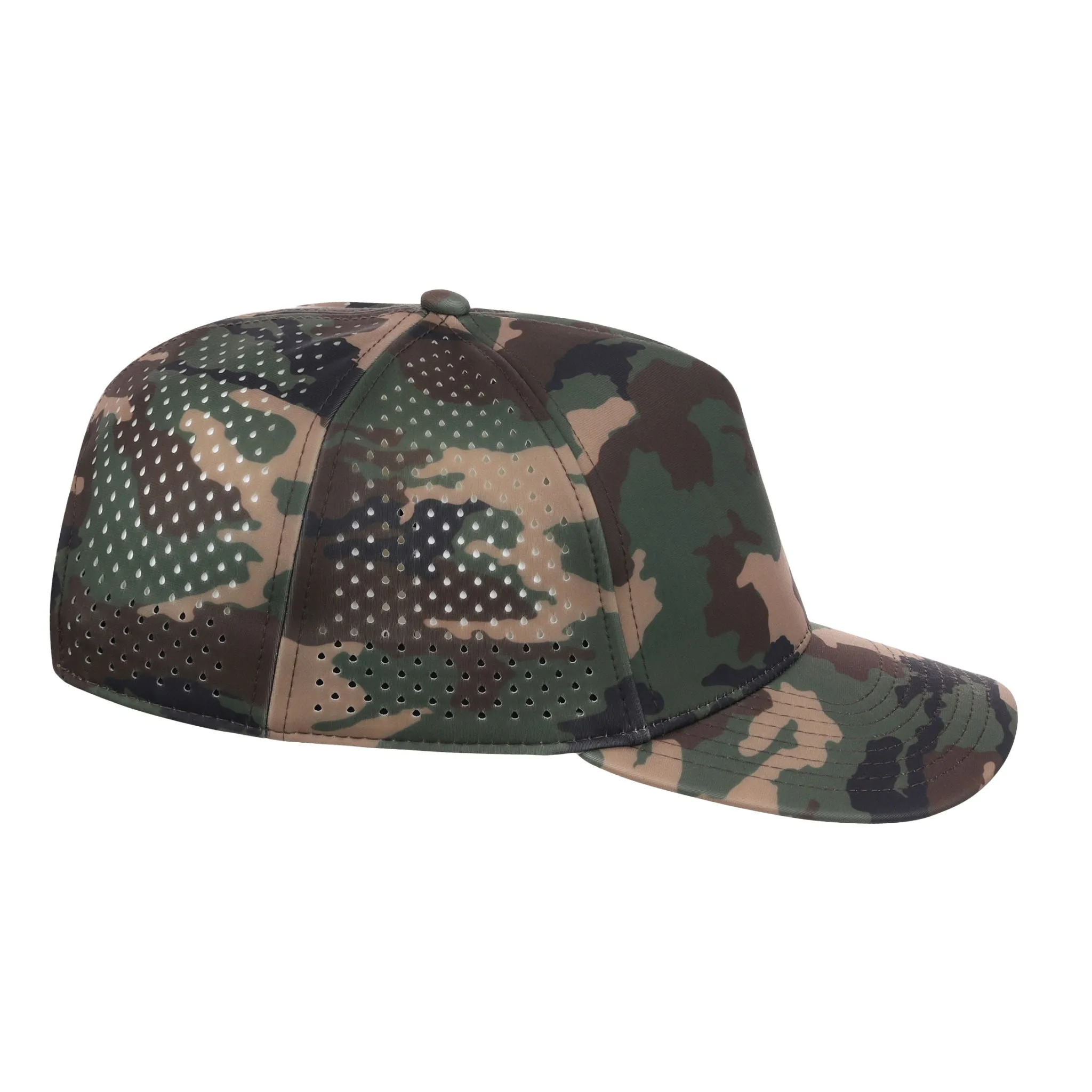 Crowns By Lids Tee Box 5-Panel Tech Cap - Camo
