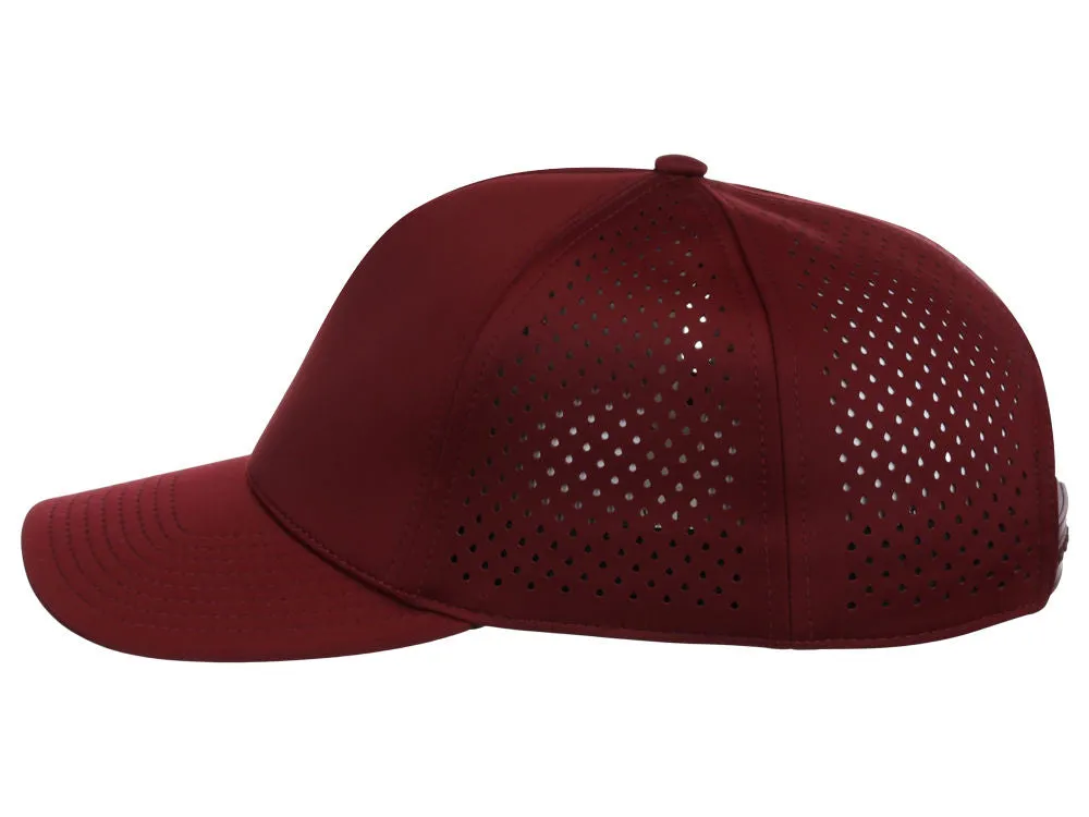 Crowns By Lids Tee Box 5-Panel Tech Cap - Maroon