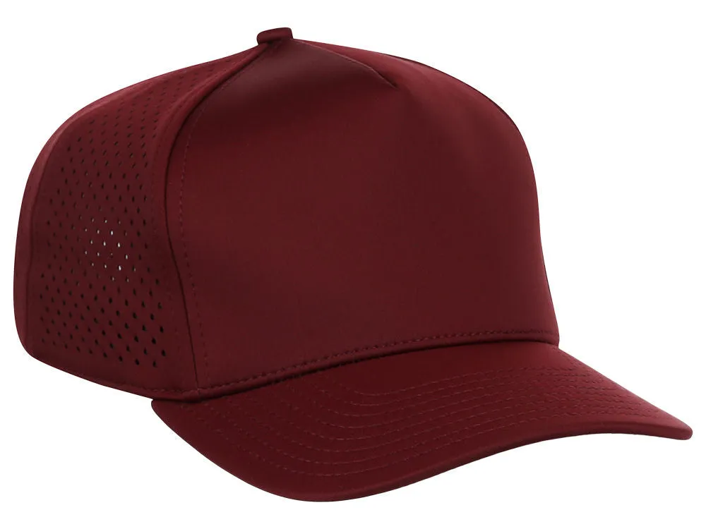 Crowns By Lids Tee Box 5-Panel Tech Cap - Maroon