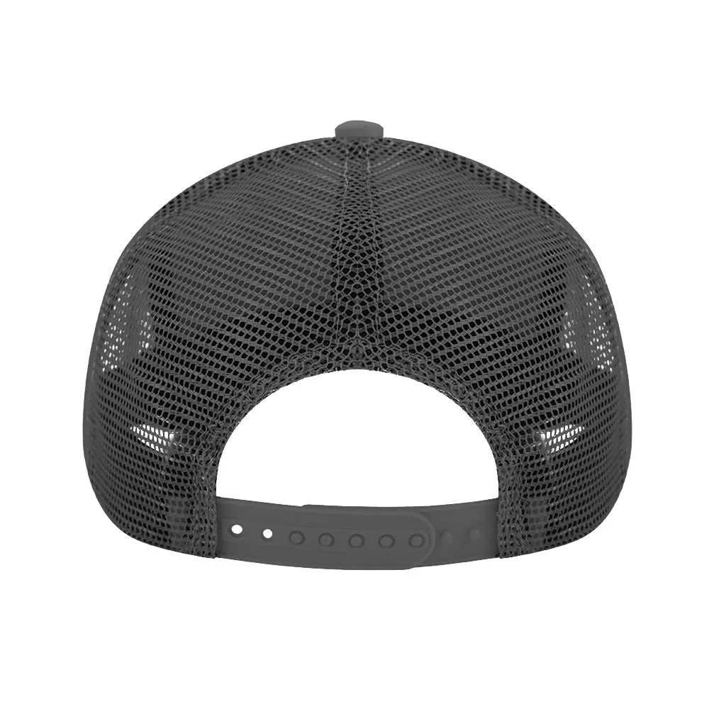 CRUSTYFLICKER Mojo - Adult Baseball Trucker Hat (Red): Classic Athletic Adjustable Mesh Baseball Cap for men & women