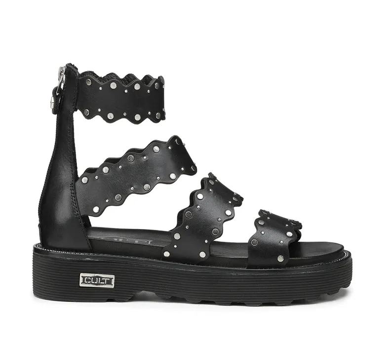 Cult sandalo da donna in pelle Ziggy 3440 CLW344000 nero