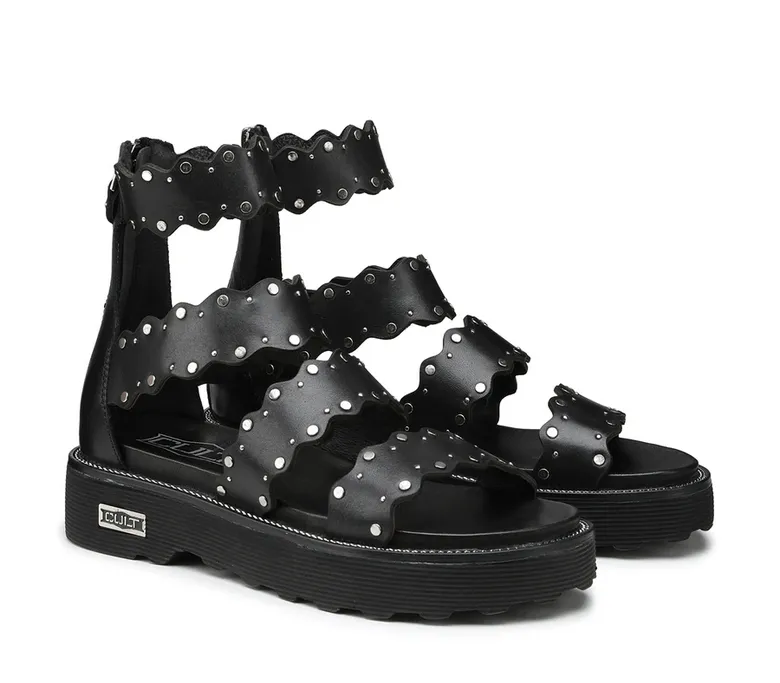 Cult sandalo da donna in pelle Ziggy 3440 CLW344000 nero