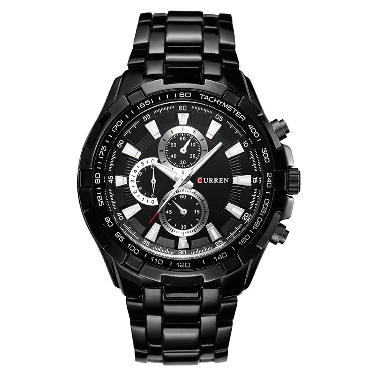 CURREN 8023 Men's Alloy Sport Quartz Watch with Water Resistance