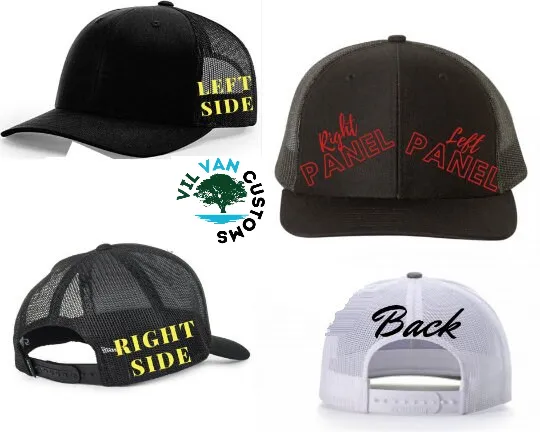 Custom Embroidery, 6089M YP Classics Premium Flat Bill Snapback Multicam Hats