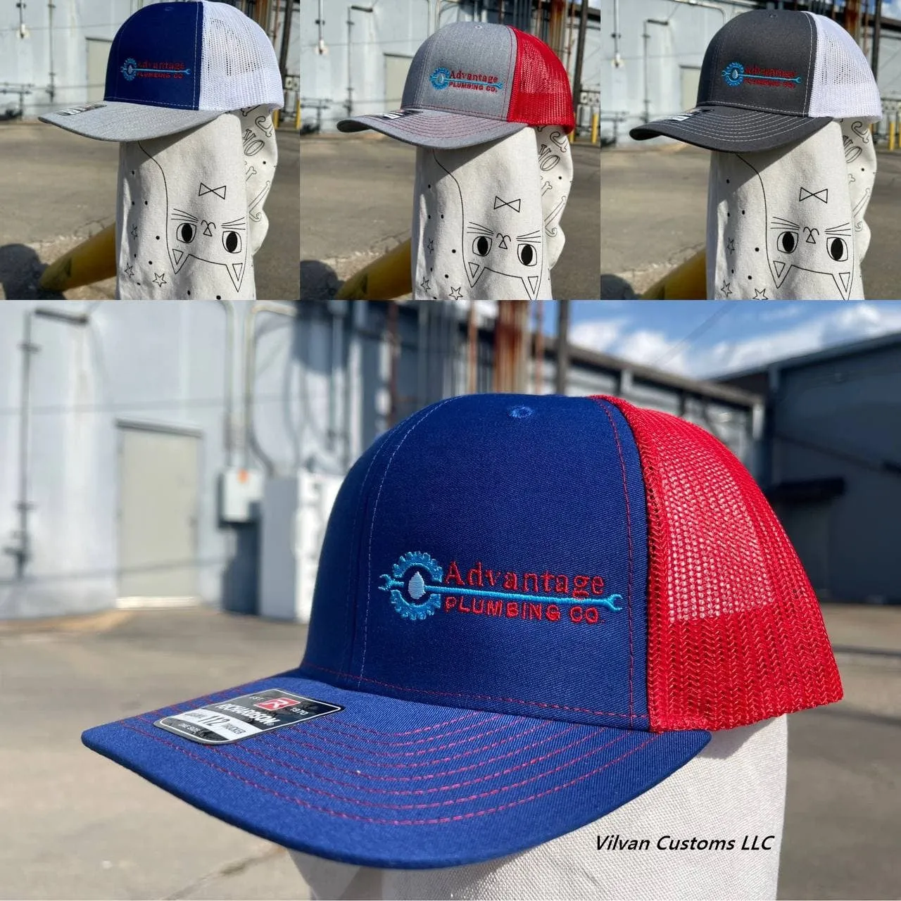 Custom Embroidery, 6089M YP Classics Premium Flat Bill Snapback Multicam Hats
