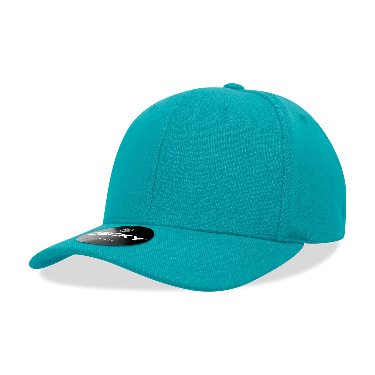 Decky 1016W Curve Bill Flex Hat, 6 Panel Structured Flex Cap