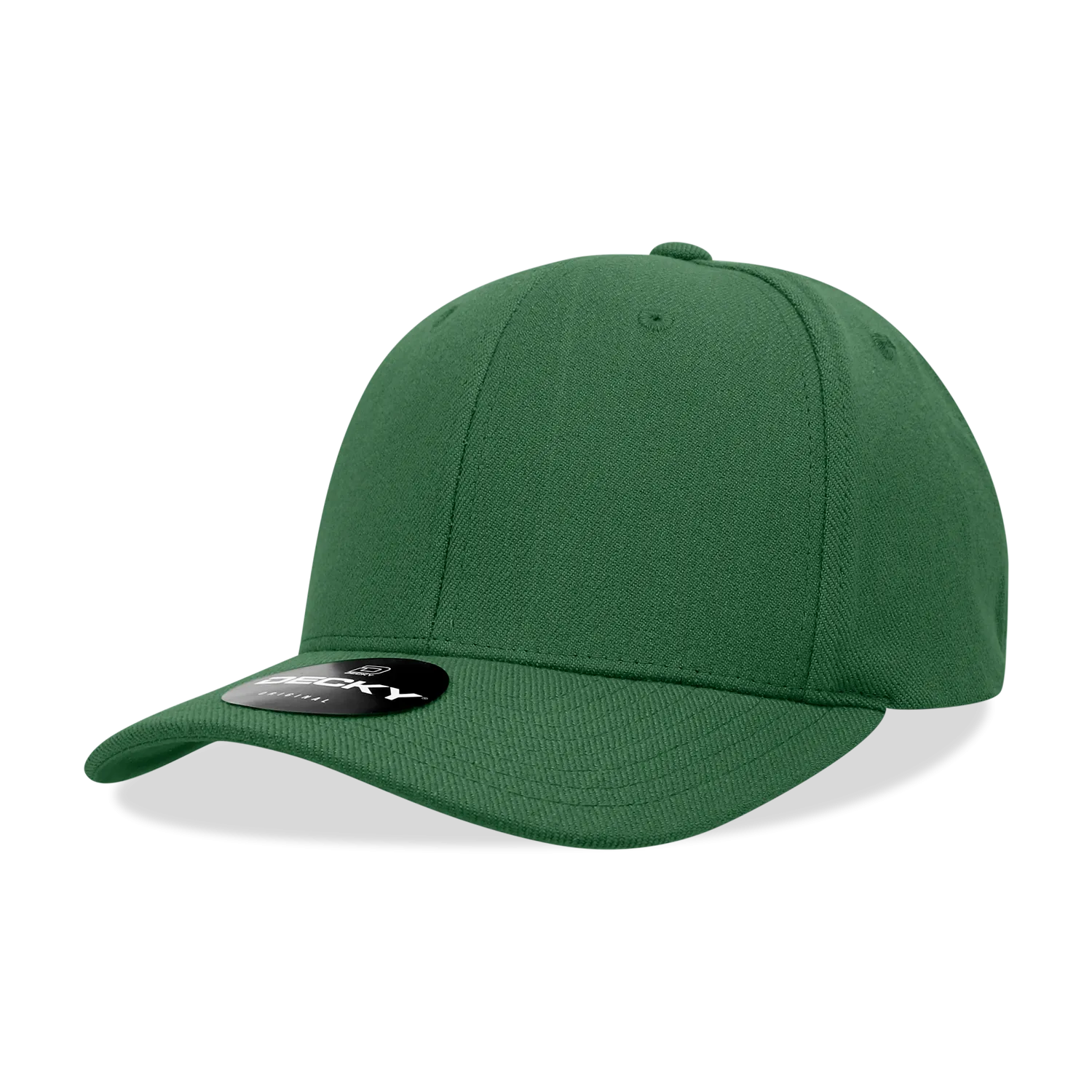 Decky 1016W Curve Bill Flex Hat, 6 Panel Structured Flex Cap