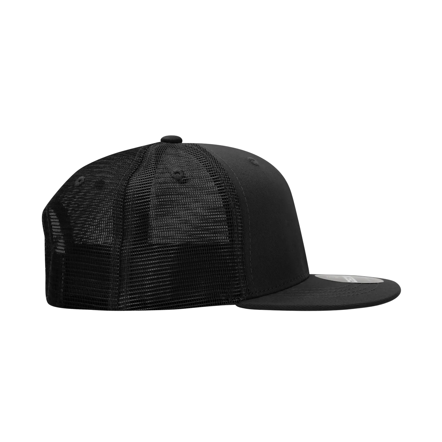 Decky 1052 Blank 6 Panel Trucker Hat, Flat Bill Snapback - CASE Pricing